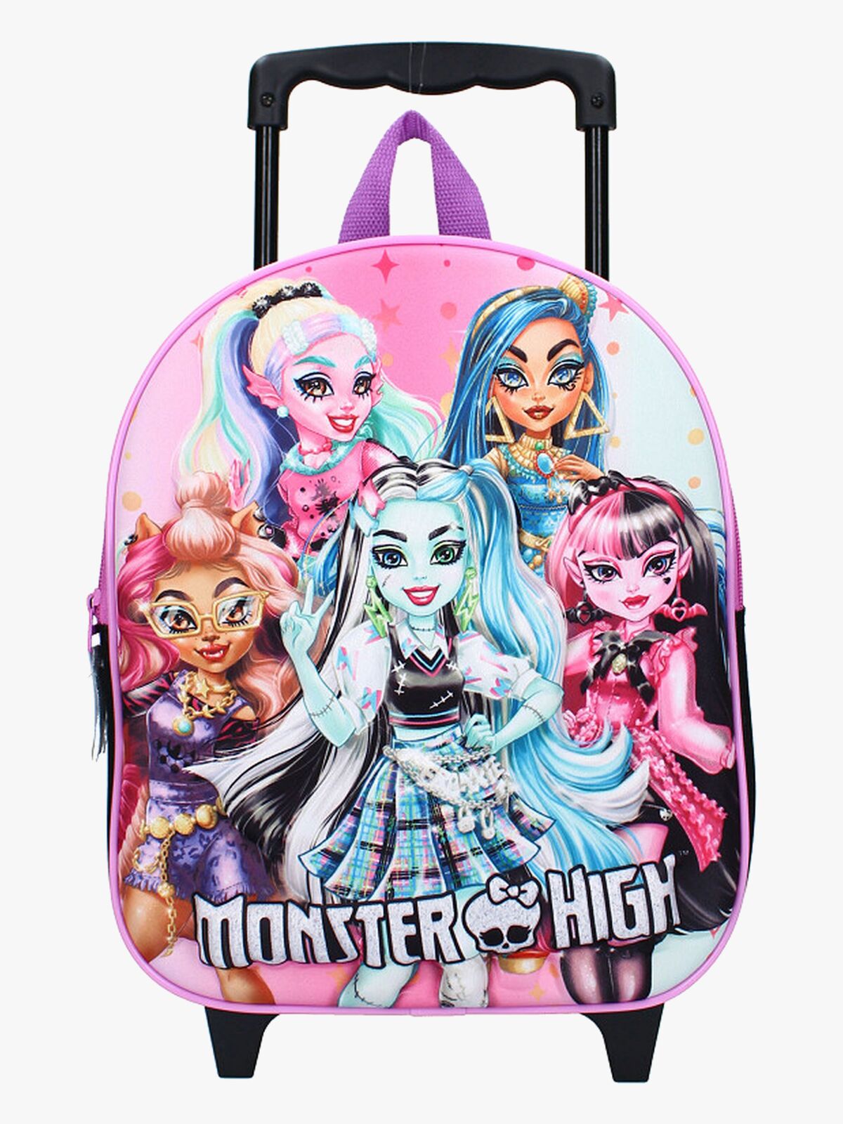 Monster High 3D Trolley Ryggsekk The Boo Crew, Svart