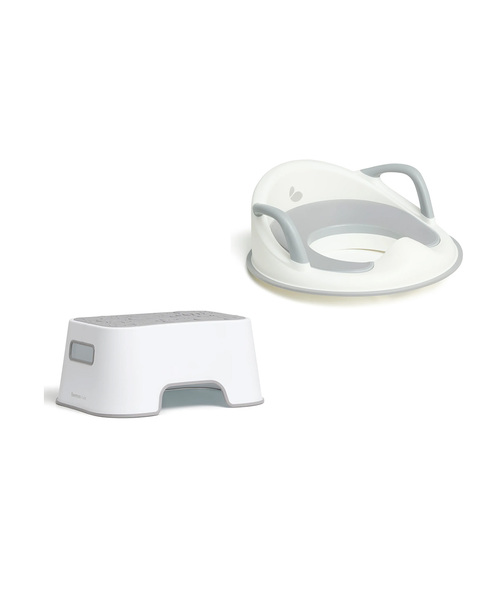 Beemoo CARE Assist Toalettsete & Krakk, White/Grey