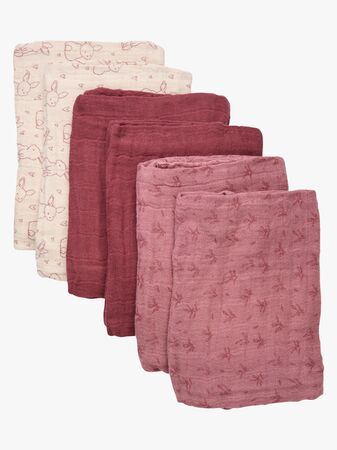 Pippi Musselintepper 6-Pack, Old Rose