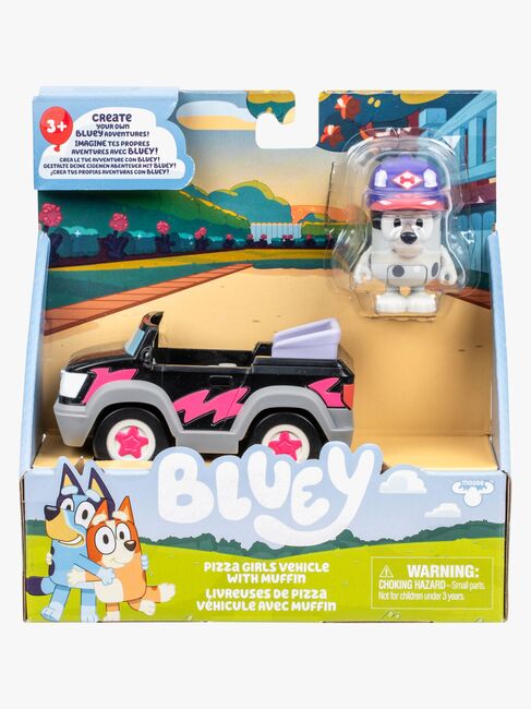 Bluey Figur med Kjøretøy Muffin