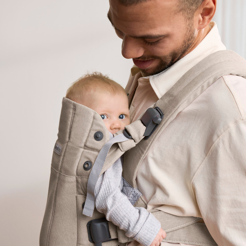 BabyBjörn Harmony Bæresele Vevd, Light Beige Melange