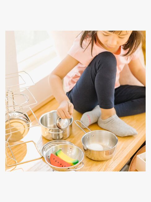 Melissa & Doug Kjøkkensett Stekepanner og Kasseroller 8 Deler
