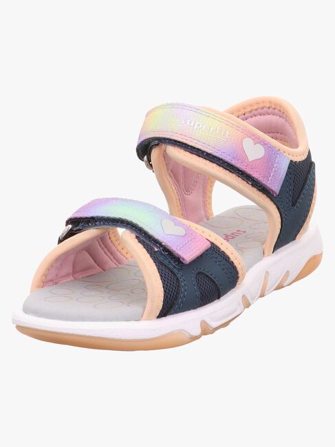 Superfit Pebbles Sandaler, Blå/Oransje