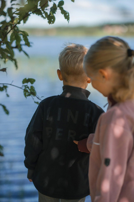 Lindberg Stormy  Vindtett Vindfleecejakke, Svart