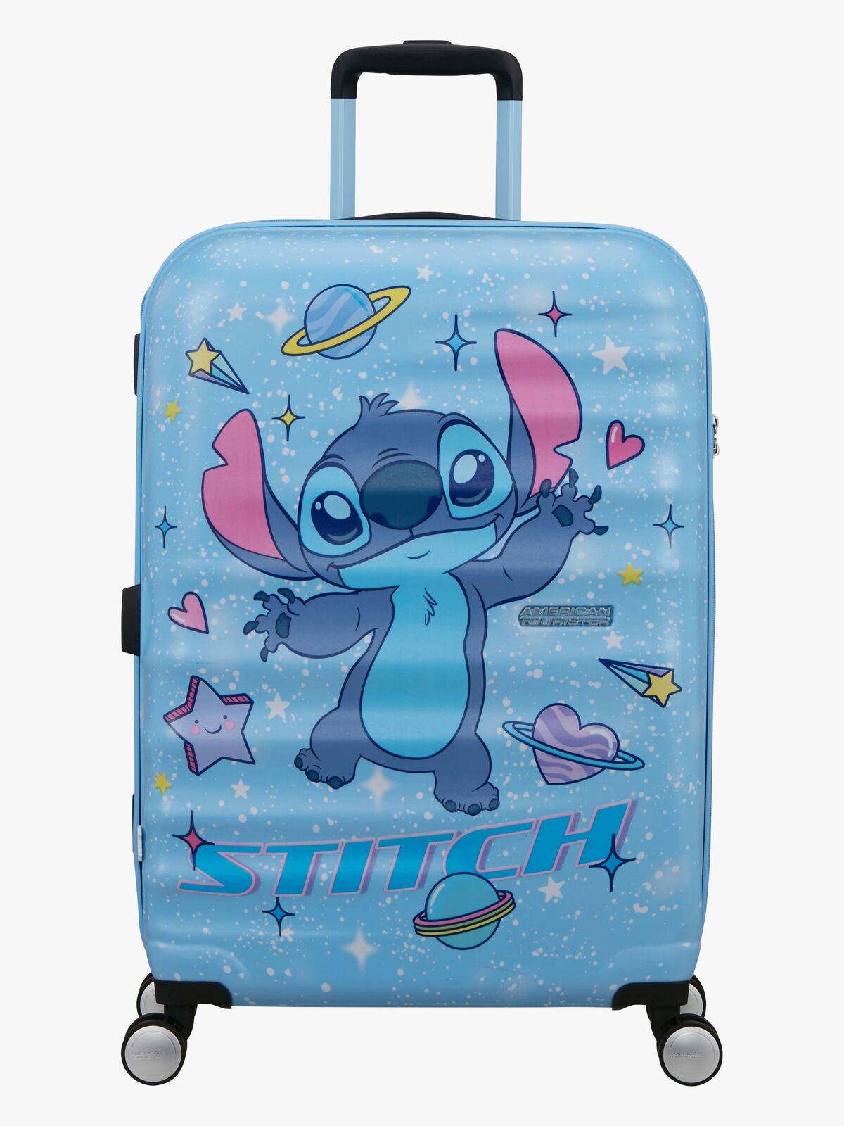 American Tourister Wavebreaker Disney Spinner Koffert 35L, Stitch Universe