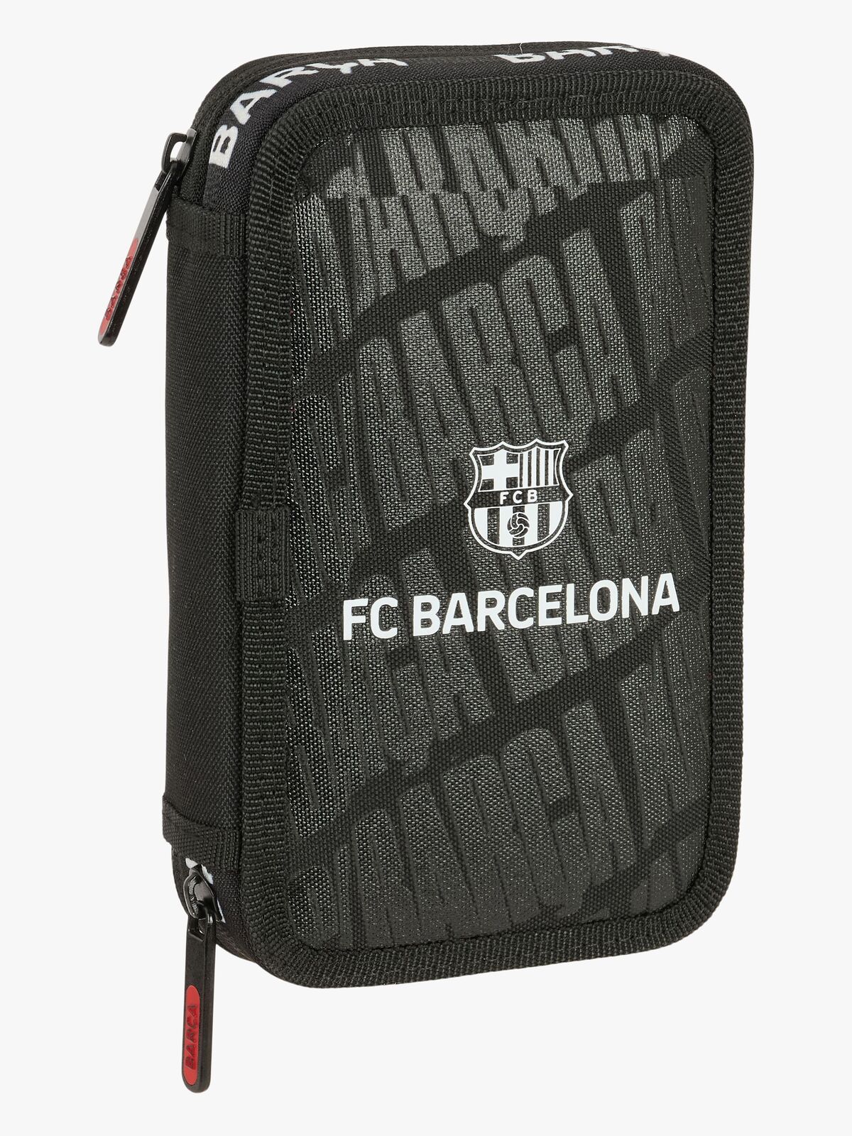 F.C.Barcelona  Fylt Dobbeltpennal 29 Deler, Svart