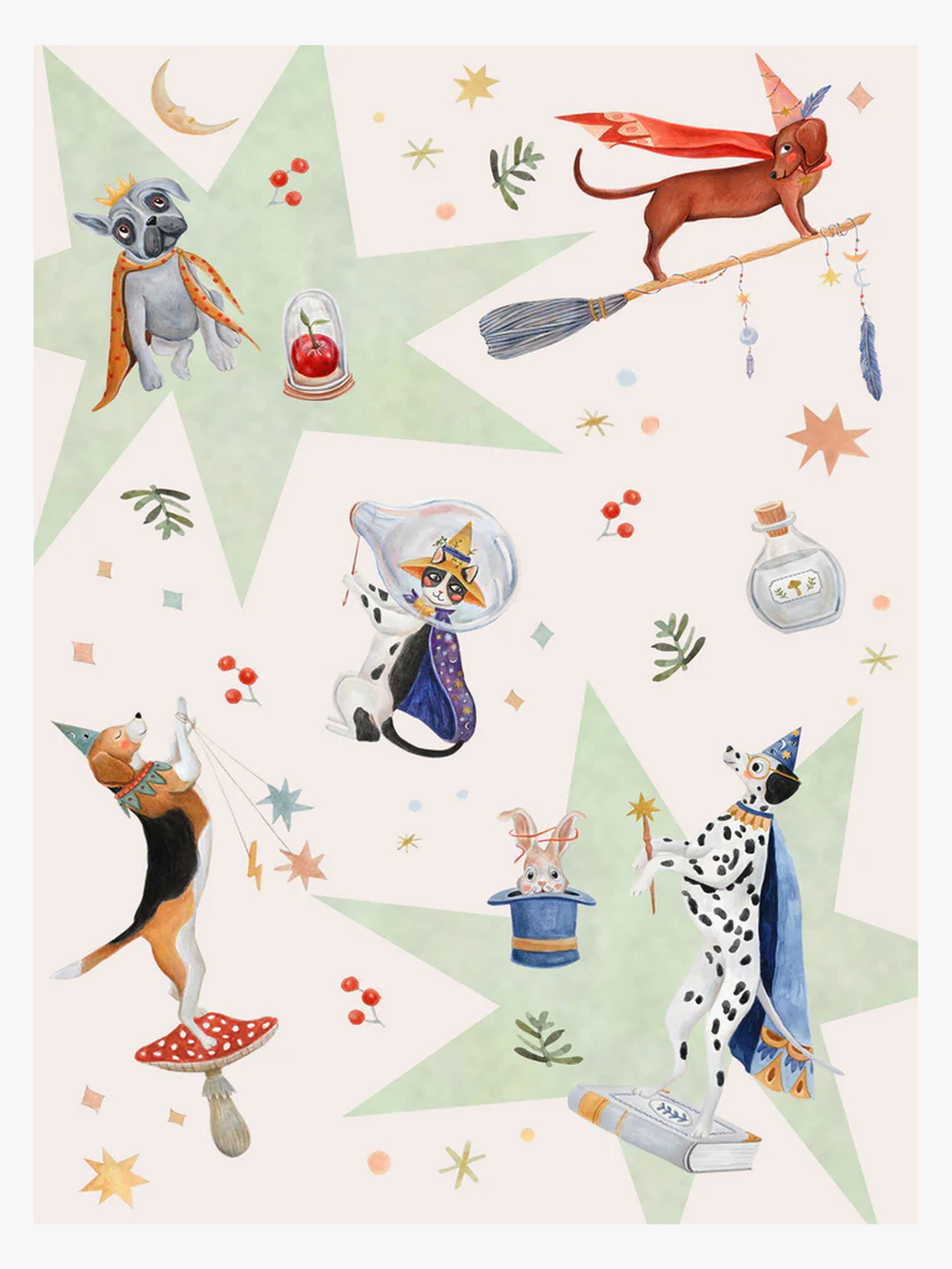 Hueppi Matte 160x230, Magic Paws - Gulvtepper - Polyester,Bomull