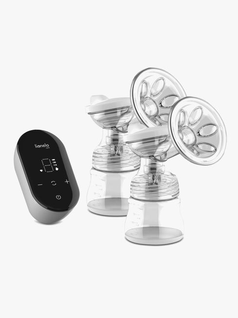 Lionelo Twee Go Elektrisk Dobbelbrystpumpe, Grey Concrete