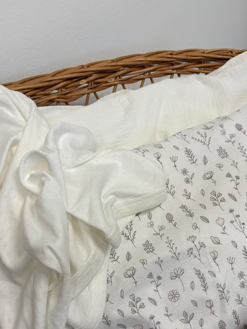 MiniDreams Sengesett Blomstereng Sprinkelseng, Sandbrun