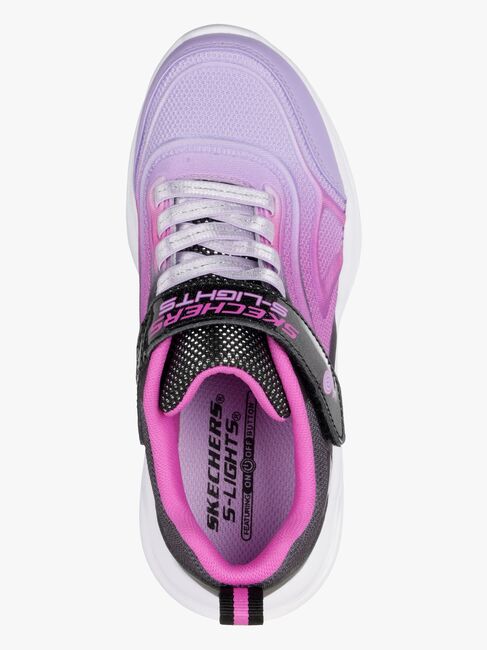 Skechers Sola Glow  Blinkende Sneakers, Black