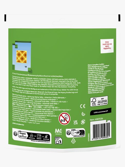 LEGO Minecraft 30732 Alex' leirbålskonflikt