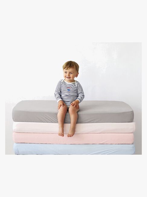 Candide Stretchlaken 60x120, Grå