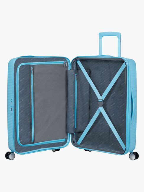 American Tourister Soundbox Spinner Koffert 71,5-81L, Blueberry Fizz