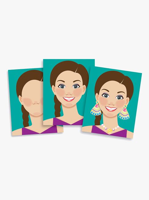 Melissa & Doug Make-a-Face Klistremerkebok