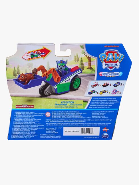 Paw Patrol Search & Rescue Redningsbil med Figur Rocky