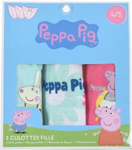 Peppa Gris Truser 3-pack, Turquoise/Pink/White