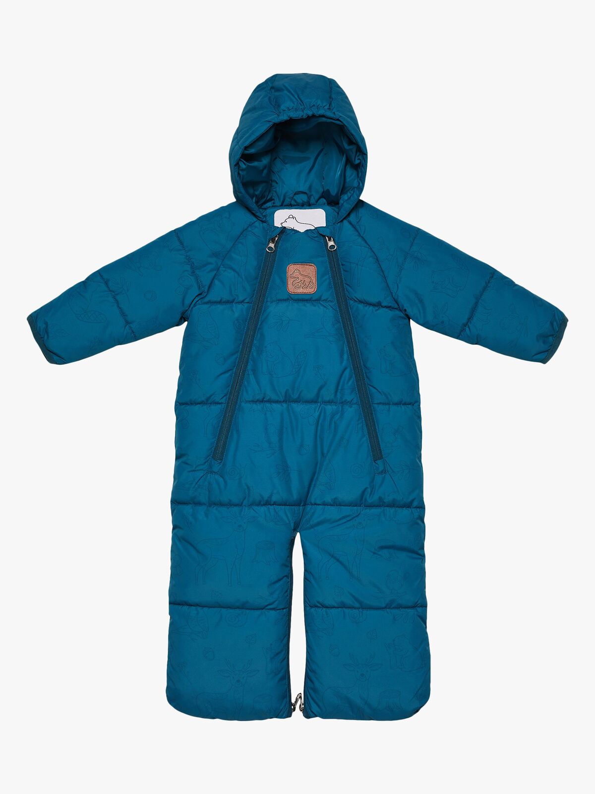 Nordbjørn Snowy Vognpose 2-in-1, Blue Coral