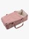 Voksi Carry Me Softbag, Blush Pink Leaf