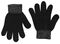 Lindberg Sundsvall Wool Glove Fingervanter 2-pack, Black/Anthracite