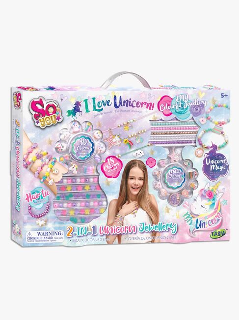 So Beads Perlesett DIY Smykker Enhjørning