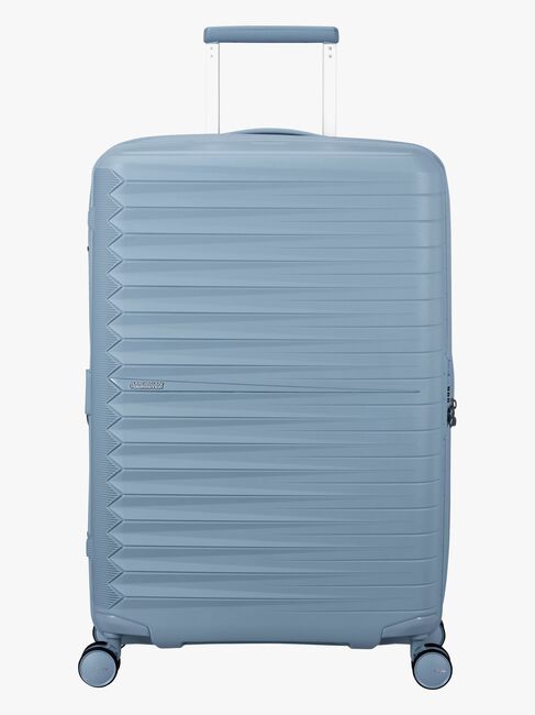 American Tourister FastForward Spinner Koffert 67-77L, Steel Blue