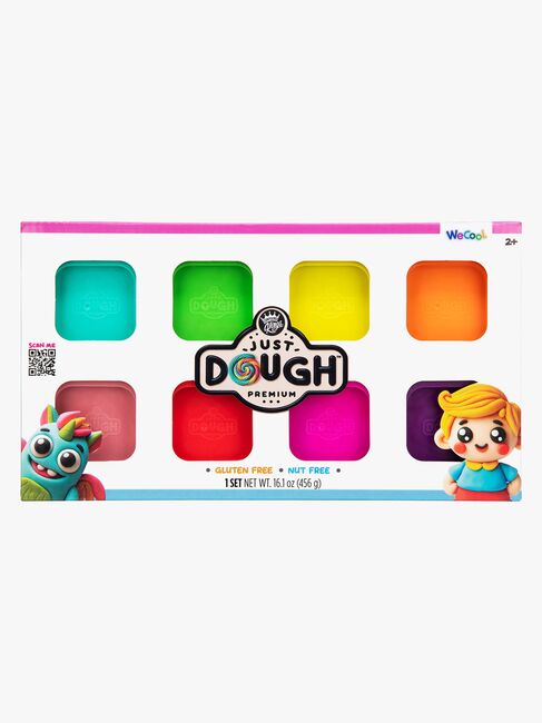 Just Dough Lufttørkende Leire 71 g, 8-Pakk