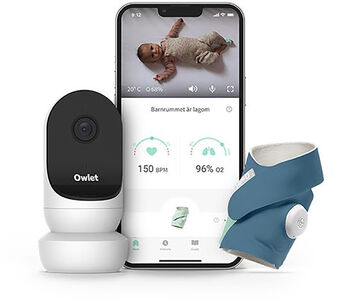 Owlet Duo Babycall med Cam 2, Bedtime Blue
