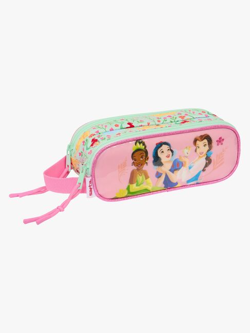 Disney Princess Dobbeltpennal Bloom, Turkis/Lyserosa