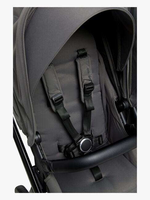 Beemoo Pro Twin 2 Søskenvogn, Mocha Grey