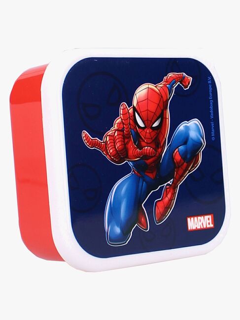 Marvel Spider-Man 3 in 1 Snackboks Let's Eat!, Navy
