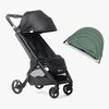 Ergobaby Metro+ Trille inkl. Ekstra Kalesje, Black/Sea Grass