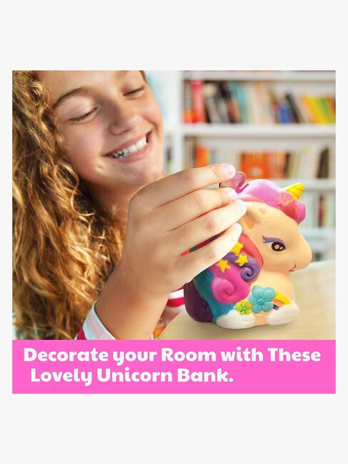 4M KidzMaker DIY-sett Mal Din Egen Enhjørningssparegris