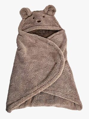 Mini Dreams Bjørn Svøpeteppe, Brun