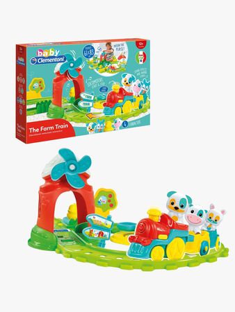 Clementoni Baby Interaktivt Tog med Bondegårdsdyr