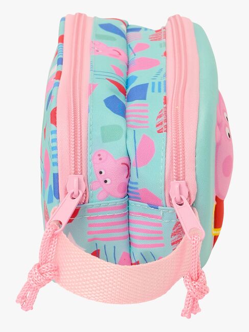 Peppa Gris 3D Dobbeltpennal, Rosa/Grønn