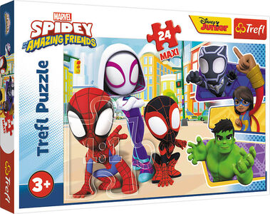 Trefl Maxi Puslespill Spidey and His Amazing Friends 24 Brikker