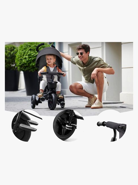 Kinderkraft AVEO 6-i-1 Trehjulssykkel, Grå