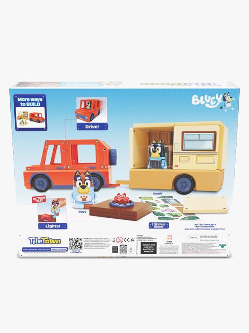 Tile Town Bluey Magnetisk Byggesett Campingvognsett