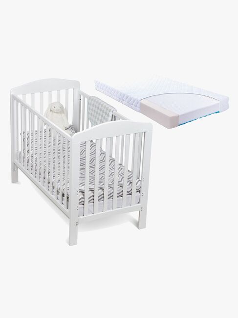 JLY ELLA Dream Lux Sprinkelseng Med Madrass, Hvit