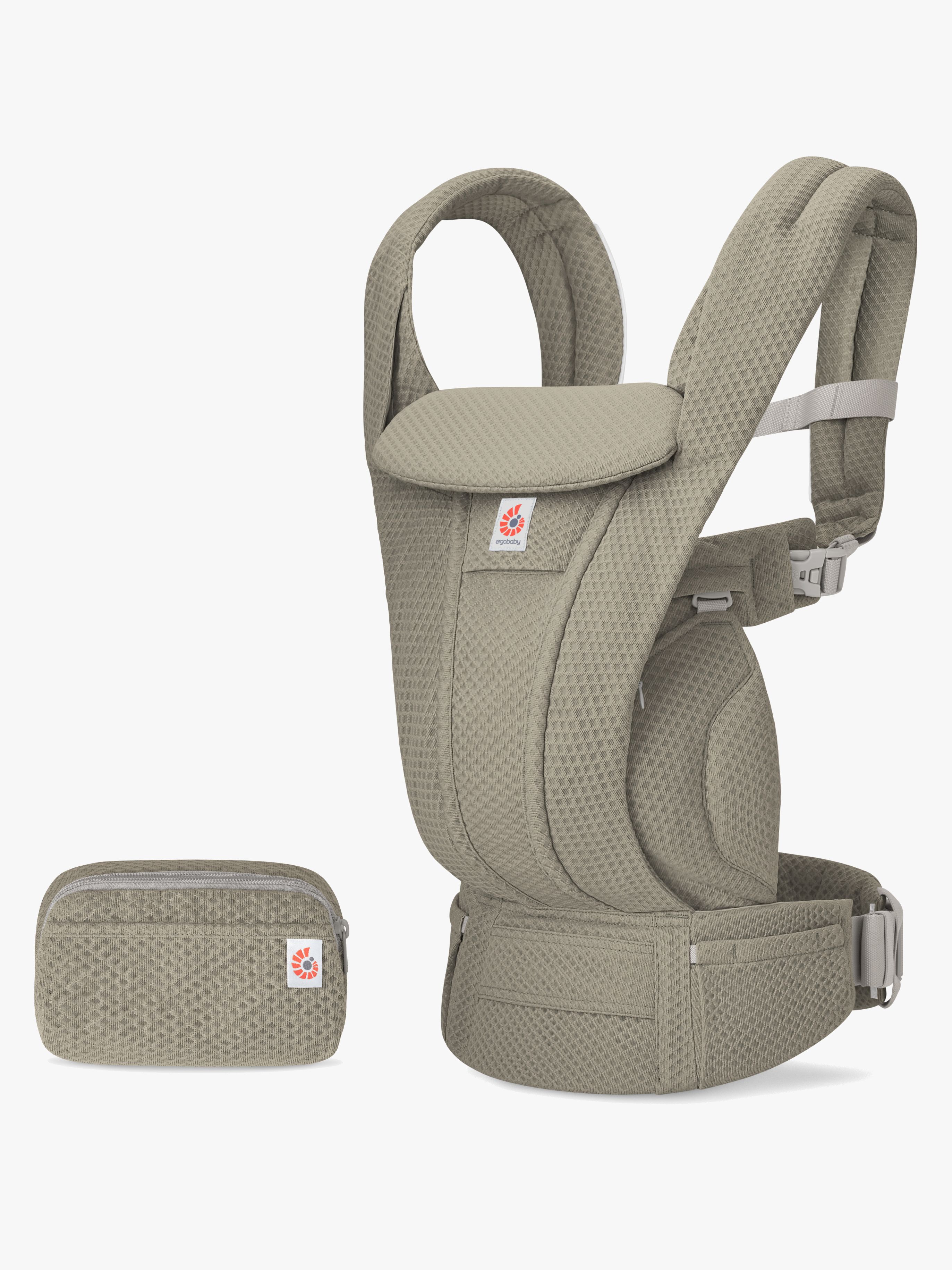 Ergobaby Omni Deluxe Bæresele Mesh, Soft Olive - Bæreseler - Polyester