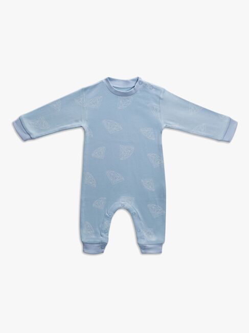 Tiny Treasure Maxime Jumpsuit 2-Pack, Baby Blue