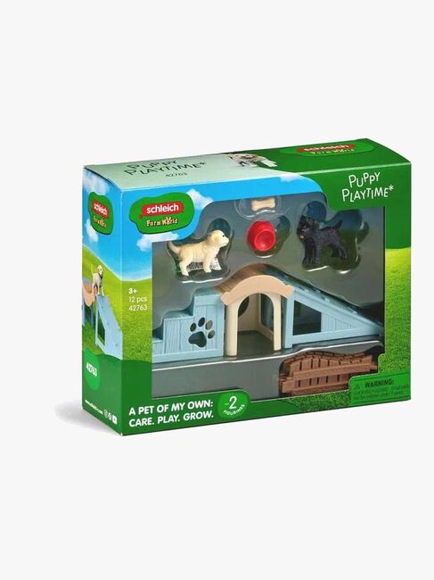 Schleich Hundehus med Valper