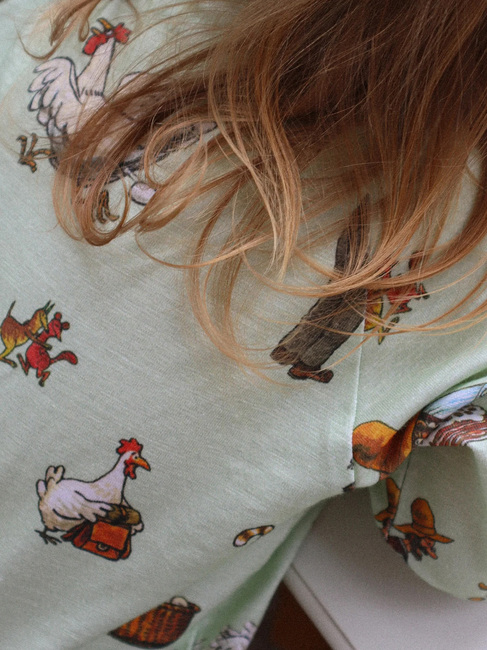 Geggamoja Pysjamas Gubben & Katten, Grønn