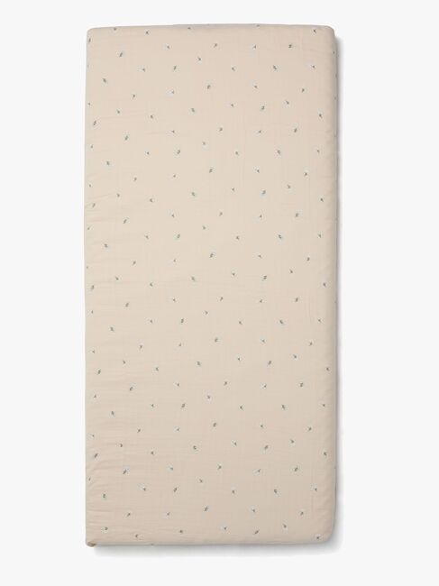 Alice & Fox TWIGGIE Stretchlaken Sprinkelseng 60x120, Beige