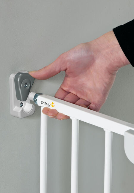 Safety 1st Wall Fix Extending Skrugrind Metall, White