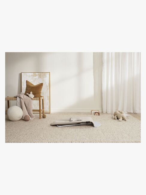 BabyBjörn Bliss Vippestol Vevet Mélange, Lys beige