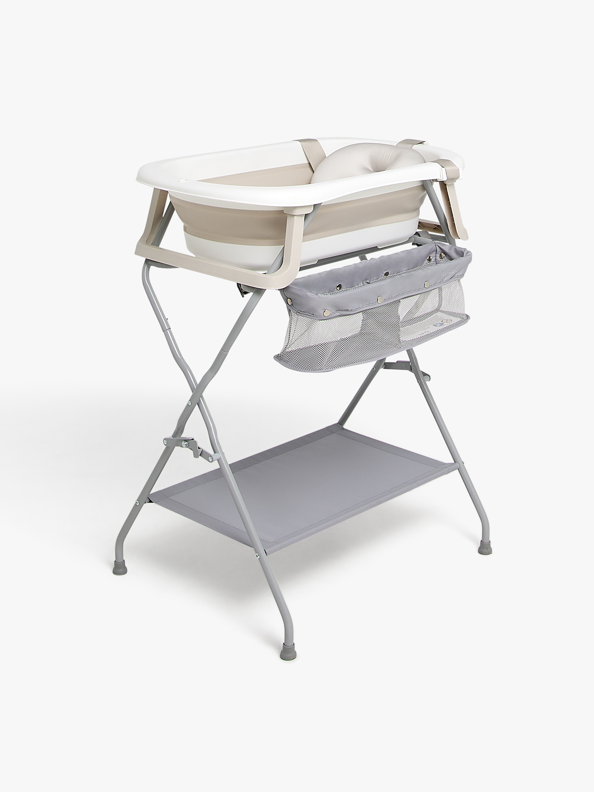 Beemoo CARE Assist Badebalje inkl. Badestøtte og Badstativ, Beige