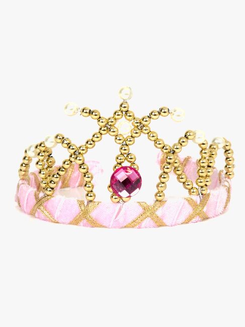 Den Goda Fen Kostyme Tiara Fløyel, Rosa
