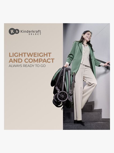 Kinderkraft NUBI 2 Sportsvogn, Mystic Green