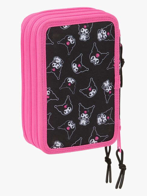 Hello Kitty Kuromi Trippelpennal, Rosa/svart
